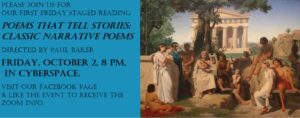 Friday Staged Reading: Poems That Tell Stories: Classic Narrative Poems