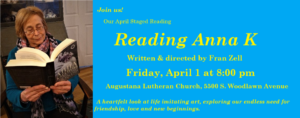 April Staged Reading: “”Reading Anna K” by Fran Zell