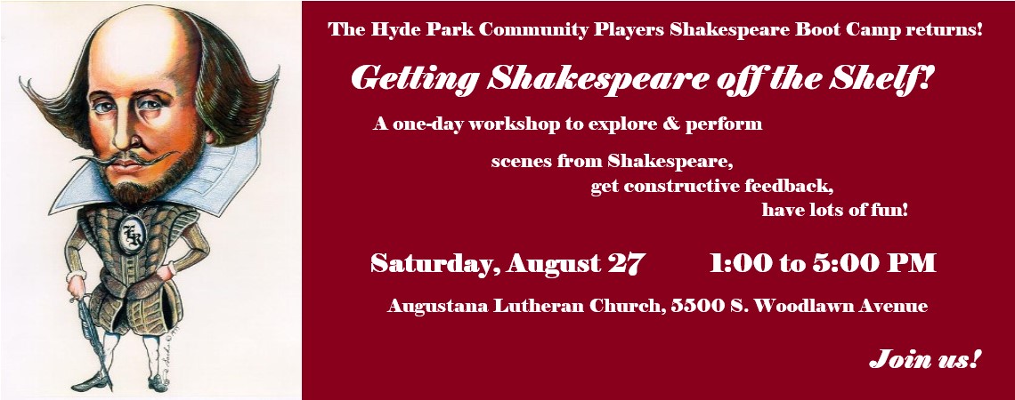 Our Shakespeare Workshop Returns!